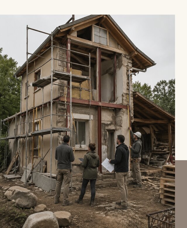 Реконструкция загородного дома под ключ в Сосновоборске от бюро