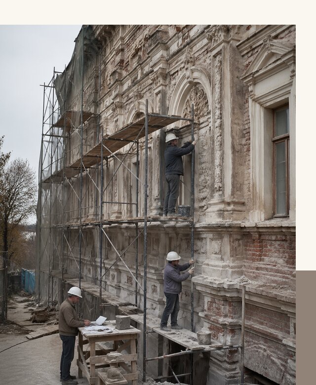 Реставрация объектов культурного наследия под ключ в Сосновоборске