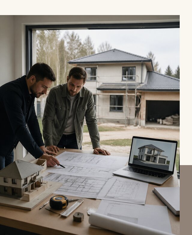Проектирование домов 8 на 8 с гаражом под ключ в Сосновоборске